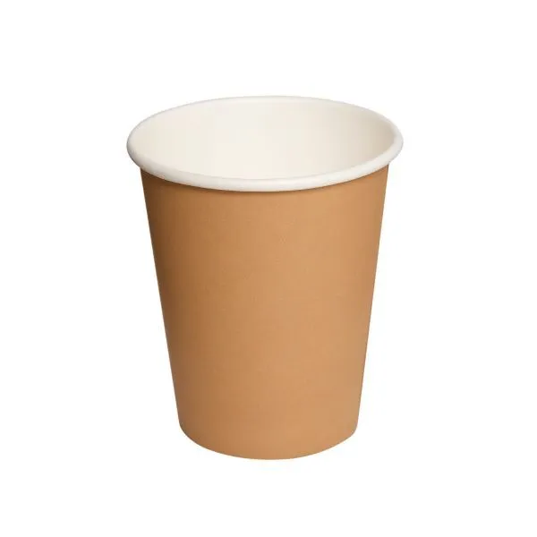 Vaso Polipapel Una Capa Kraft - 1000 UNID